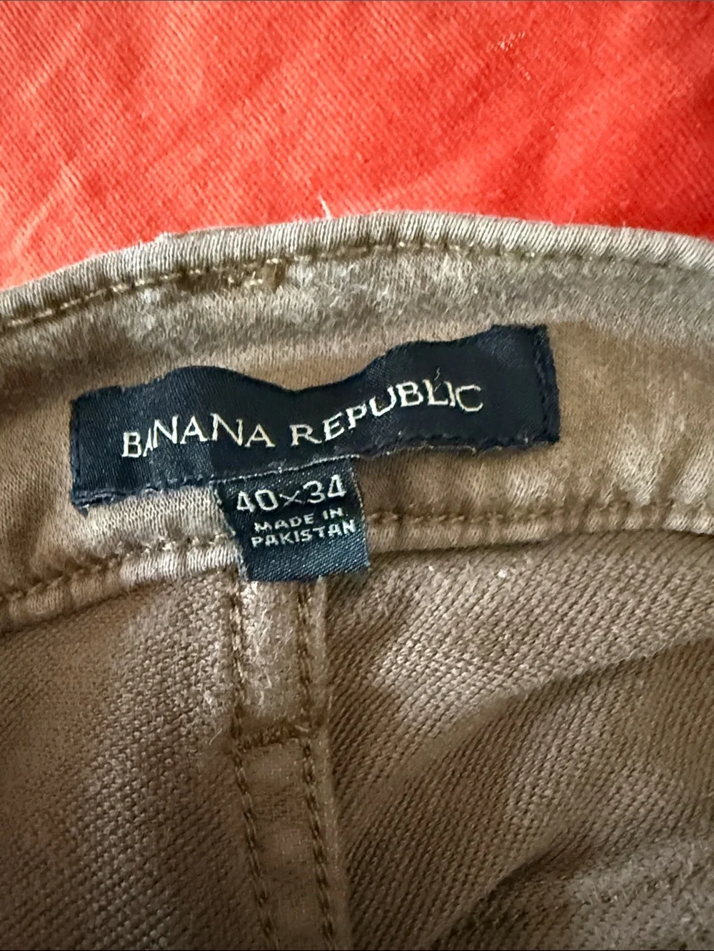 Banana Republic Men's Khaki Slim Chinos - Light Brown